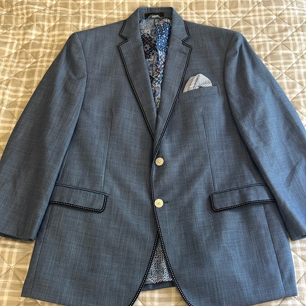 Van Heusen Blue Studio sport Jacket Blazer Size 42R